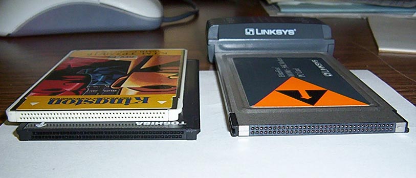 Memory PC cards.
